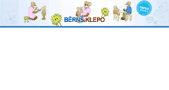 Desktop Screenshot of bernsklepo.lv